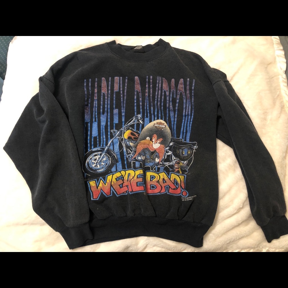 Vintage Harley Davidson crew neck